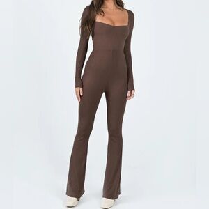 Princess Polly Devera Jumpsuit Brown